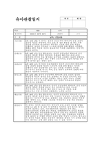 관찰일지 6월 만3세) 15명 종합평가 포함 유아관찰일지-2