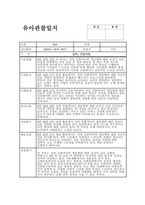 관찰일지 6월 만3세) 15명 종합평가 포함 유아관찰일지-6