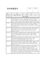 관찰일지 6월 만3세) 15명 종합평가 포함 유아관찰일지-9