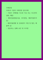 국제경영) 국내,외 기업의 국제경영 성공사례 - 기업이 국제화를 시도한 이유 또는 시도전의 상황 배경 - 해외진출방법(수출, 라이센싱, 해외직접투자 등) - 해외진출현황 및 성과(현지 지점 및 법인,-1