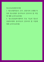 청소년교육현장의이해) 청소년쉼터(일시, 단기, 중장기)의 유형별 특징과 청소년쉼터 종사자로서 갖추어야 할 자질에 대해 논하시오 청소년상담복지센터의 주요 기능과 청소년상담복지센터 종사자로서 갖추어야 할-1