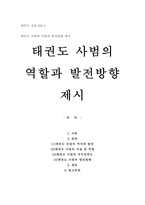 태권도 승급) 6단 태권도 사범의 역할과 발전방향 제시-2