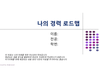 나의 경력 로드맵) 살면서 꼭 이루고 싶은 것 (버킷 리스트), 나의 성공과 실패 경험, 나의 강점과 개발 영역-1