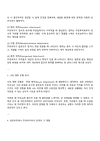영아의 사회성발달과 애착형성의 중요성을 학습하였습니다 애착의 개념과 유형을 구분하여 정리하고 자신의 애착이 어떠한 유형에 해당하는지 성장과정에서 주양육자와의 관계가 어떠하였는지에 대하여 분석해보시오-2