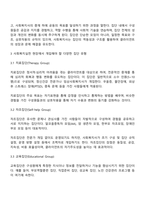 사회복지실천 현장에서 개입해야할 다양한 집단의 유형에 대해 설명하시오-2