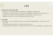 [ 논문 ) 체외충격파치료를 병행한 복합운동이 주관절 외측상과염 환자의 손목 신전근의 기능 요인에 미치는 영향 ]-4