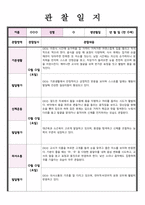 만 0세 관찰 및 발달평가 5명 내용풍부-10