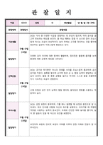 만 3세 관찰 및 발달평가 5명 내용풍부-8