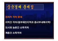 중국경제에대해 문제점 및 전망 등등[발표자료]-8