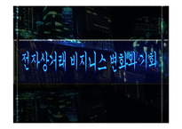 전자상거래 비지니스환경 변화 발표레포트-1