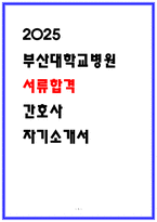 부산대학교병원 간호사 자소서 합격4편 모음-1