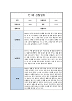 만 1세 2학기 관찰일지 6회분량 풍부한 내용의 관찰일지입니다-5