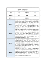 만 3세 2학기 관찰일지 6회분량 풍부한 내용의 관찰일지입니다-6