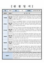 유아관찰일지) 만 3세 관찰 및 발달평가 1학기 6회 분량 (풍부한 내용으로 작성하여 참고하기 용이합니다)-3