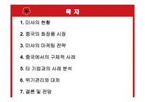 [지역학] 미샤의 중국진출과 그 전망-2