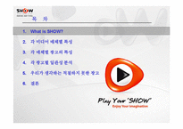 [광고분석] ktf 쇼 SHOW 매체별 광고분석-3