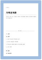 [A+리포트]자신의 가족 또는 주변의 가족의 부부관계에 대하여 분석하여 제출하시기 바랍니다-1