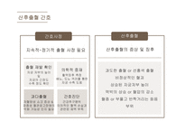 여성심리학 ) 고위험 분만 산모의 산후 출혈 - 여성간호학-10