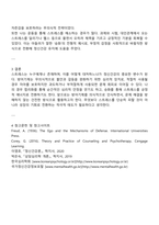 사람들은 누구나 스트레스를 겪기 마련입니다 이 스트레스에 대한 대처방법으로 방어기제를 통상 사용합니다 정신건강에 영향을 주는 스트레스의 개념 및 방어기제의 개념과 종류에 대해 서술-4