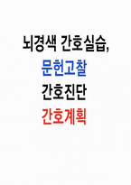 [뇌경색 문헌고찰 간호진단중재] 뇌경색 간호실습 사례 결론 및 느낀 점-1
