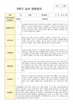 관찰일지 만 4세 2학기 21명+해석 -9