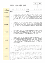 관찰일지 만 4세 2학기 21명+해석 -14