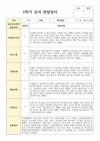 관찰일지 만 4세 2학기 21명+해석 -16