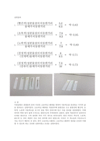 [일반화학 및 실험] 종이 크로마토그래피 결과리포트-2