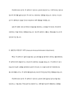 영아의 사회성발달과 애착형성의 중요성을 학습하였습니다 애착의 개념과 유형을 구분하여 정리하고 자신의 애착이 어떠한 유형에 해당하는지, 성장과정에서 주양육자와의 관계가 어떠하였는지에 대하여 분석해보시오-7