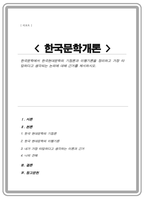 (A+)한국문학에서 한국현대문학의 기점론과 이행기론을 정리하고 가장 타당하다고 생각되는 논의에 대해 근거를 제시하시오-1