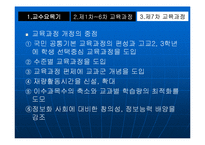 [교육과정] 우리나라 교육과정의 변천fp-14