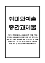취미와 예술 중간과제물 - 주변에서 취미를 즐기는 사람과 별다른 취미를 가지고 있지 않은 사람을 골라 비교해 보시오. 비교 과정에서는 삶에 대한 만족도, 시간활용 방식, 대인관계 등 에 초점을 맞춰 보시오. 그리고 이 비교에 기반을 두고 취미를 가지는 것의 장점 및 단점에 대해 분석해 보시오.-1