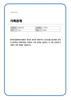 가족관계) 한국여성정책연구원에서 제시한 한국의 본인이 생각하는 미래가족 구성하는 기본 요인기술하고 근거해서 가족모델서술하시오-1