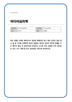 미디어심리학]] 최근 6개월 이내에 제작되거나 방송된 텔레비전 광고 혹은 온라인 영상 광고 중 한 가지를 선택하여 제1장 3절에서 제시한 심리적 처리에 영향을 주는 메시지 특성, 즉 정적자극과 부정자극, 신기한 자극, 생생한 자극, 대비되는 자극, 크기, 색채 및 강도, 움직임을 기준으로 분석-1
