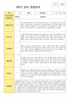 유아 관찰일지와 해석  2학기 만 5세 23명-7