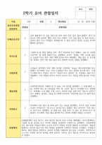 유아 관찰일지와 해석  2학기 만 5세 23명-8