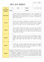 유아 관찰일지와 해석  2학기 만 5세 23명-12