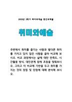 취미와예술 2025) 주변에서 취미를 즐기는 사람과 별다른 취미를 가지고있지 않은 사람 비교, 삶에 대한 만족도, 시간활용 방식, 대인관계 초점, 취미를 가지는 것의 장점 및 단점-1