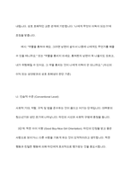 콜버그(Kohlberg)의 도덕성 발달이론을 설명하고, 그 교육적 시사점을 논하시오-5