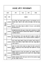 만5세 2학기 부모상담일지 및 교사종합의견과 향후계획 10명 (부모면담일지,개별면담일지)-5