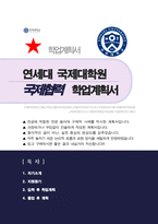 연세대학교 국제학대학원 국제협력전공 자기소개서 학업계획서-1