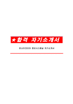 린나이코리아 정보시스템실 자기소개서-1