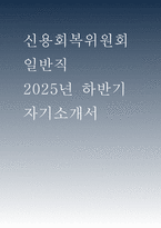 신용회복위원회 일반직 자기소개서] 신용회복위원회 자소서 신용회복위원회에 지원한 이유와 직무를 잘 수행하기 위해 자신의 역량을 어떻게 개발시켜왔는지 구체적으로 기술-1