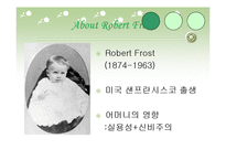 Robert frost(로버트 프로스트)-3