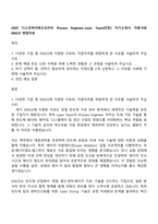 2025 디스코하이테크코리아 Process Engineer_Laser Team(인턴) 자기소개서 지원서와 DISCO 면접자료-1