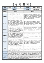 [부모상담일지] 만 3세 /부모면담일지 학부모상담일지 / 교사종합의견+부모건의사항 등  ( 6회분 )-5