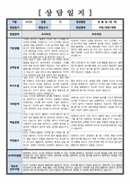 [부모상담일지] 만 3세 /부모면담일지 학부모상담일지 / 교사종합의견+부모건의사항 등  ( 6회분 )-7