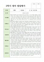관찰일지와 발달평가 2학기 만 1세 11명-16