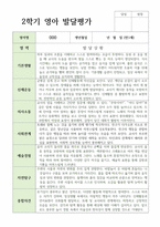 관찰일지와 발달평가 2학기 만 1세 11명-20