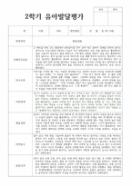 유아발달평가 2학기 만 3세 20명 발달평가-3